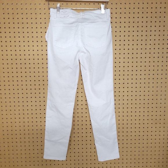NWT TALBOTS SLIM WHITE ANKLE JEANS SIZE 2P - Picture 8 of 13